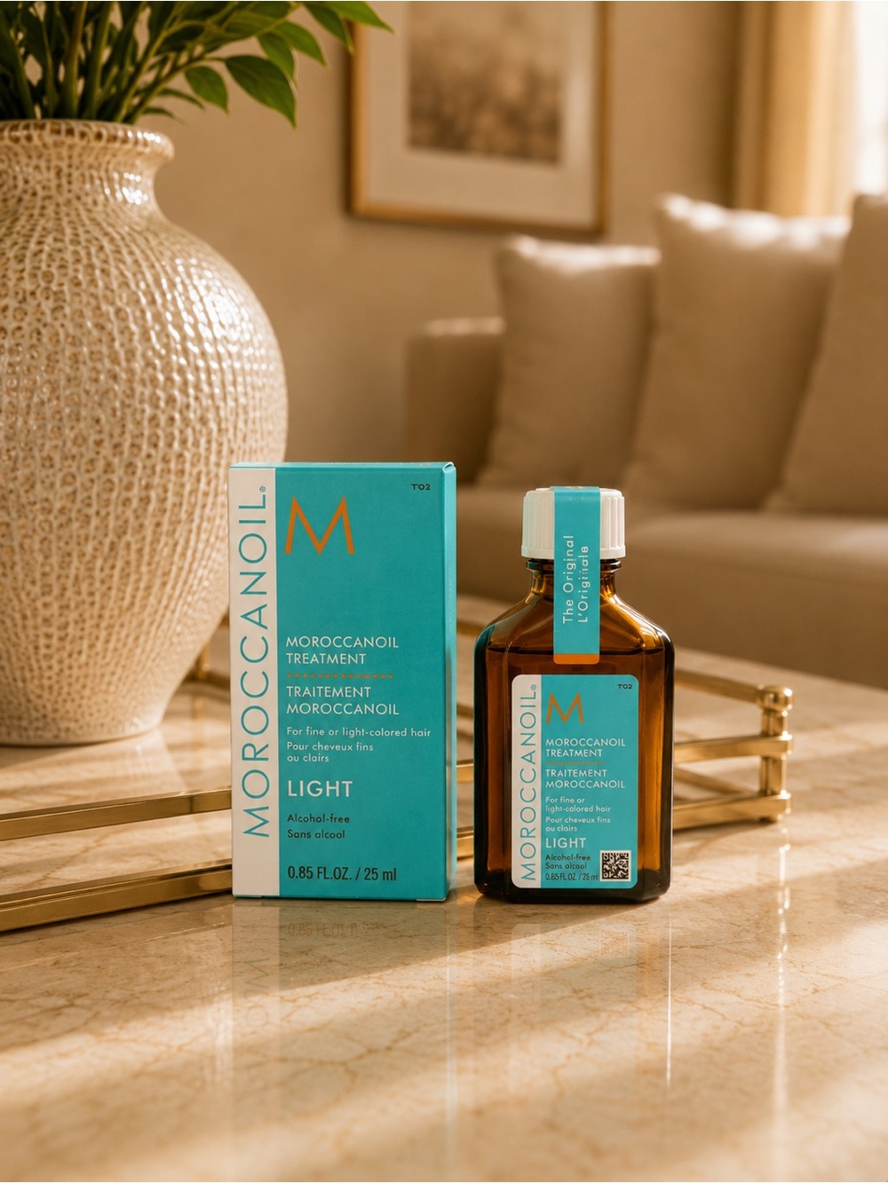 MOROCCANOIL Treatment Light Hair Oil 0.85 oz / 25 mL NEW